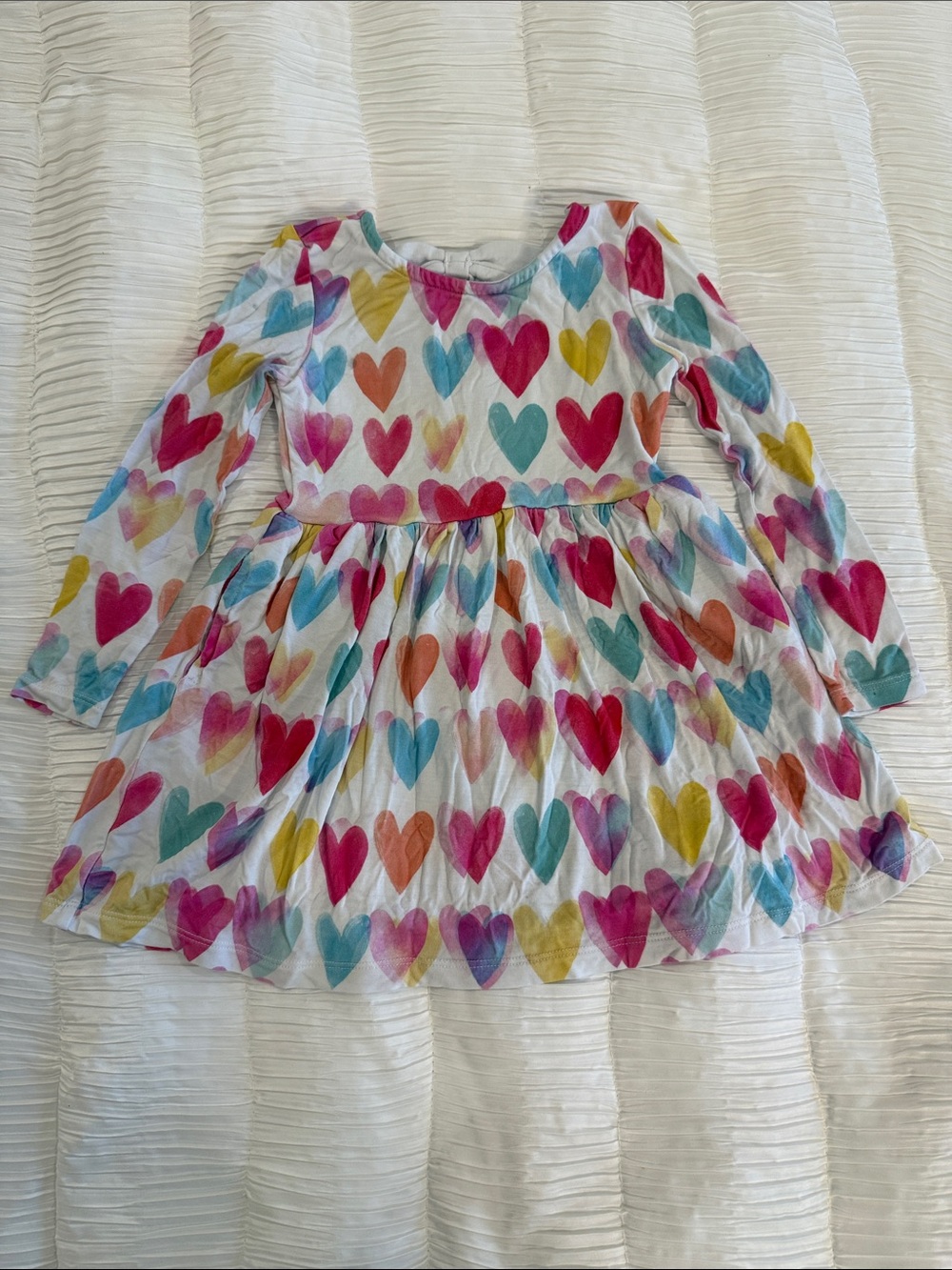 💗Little Sleepies Watercolor Love Toddler Dress💗